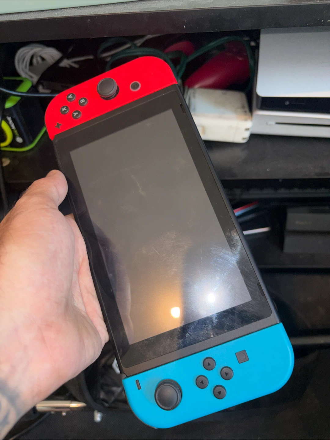 Nintendo Switch Gaming Console - Red & Blue - photo 2
