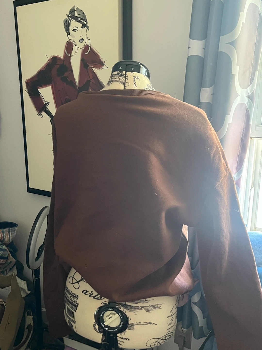Brown Los Angeles California Crewneck Sweatshirt - photo 2