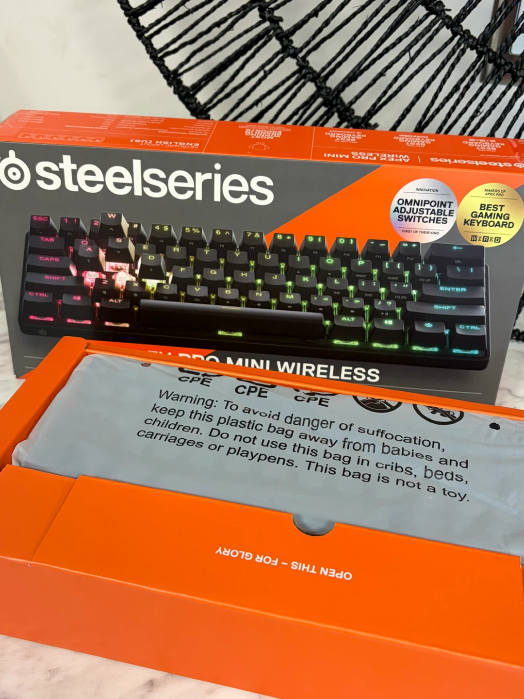SteelSeries Apex Pro Mini Wireless Gaming Keyboard