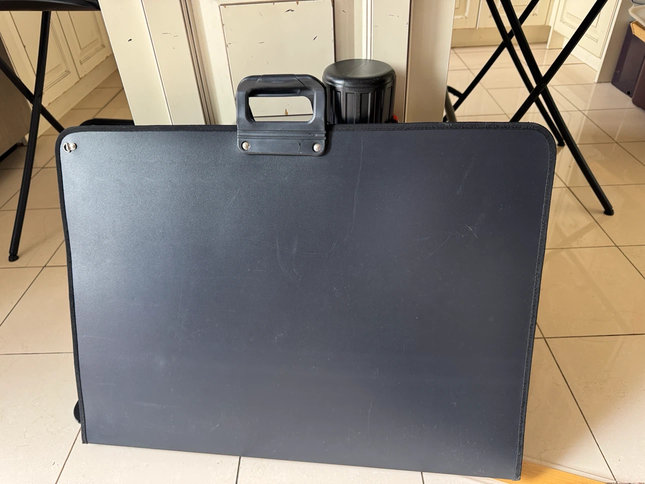 Black Art Portfolio Case with Handle