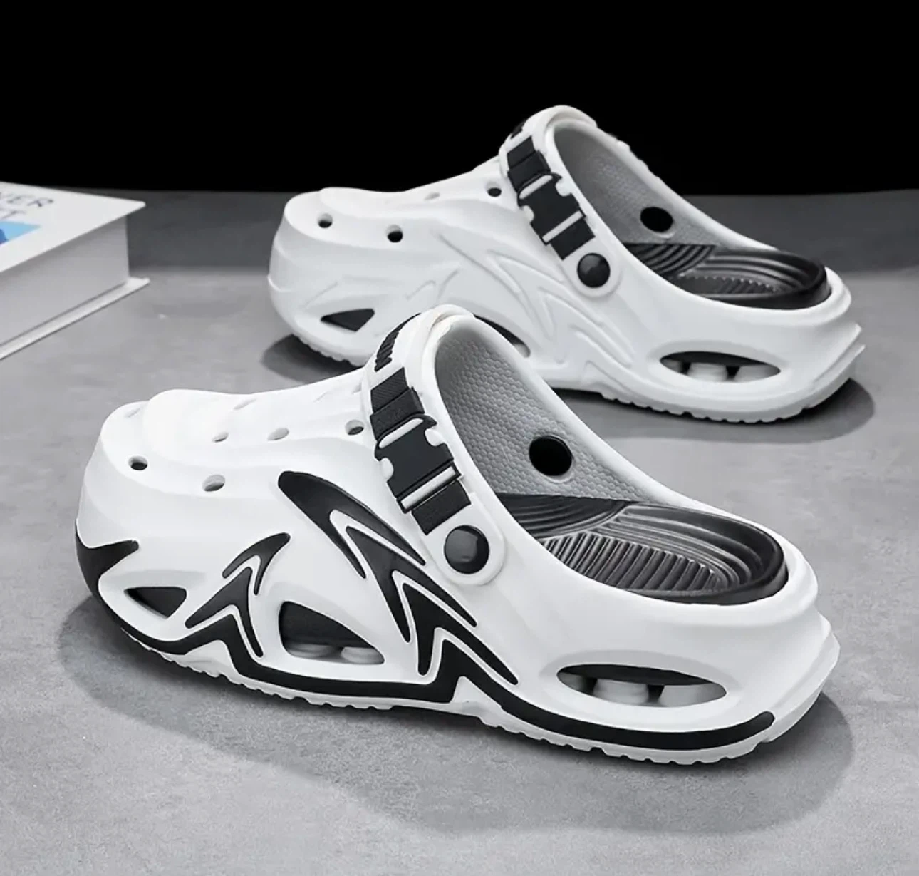 White "Fashion" Clogs - photo 2