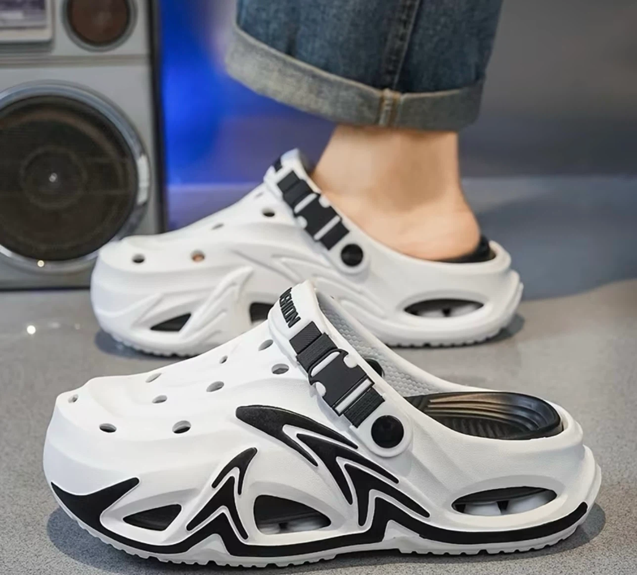 White "Fashion" Clogs - photo 3