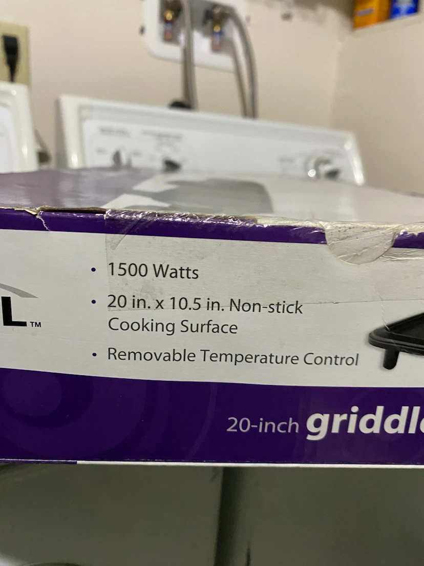Rival 20-inch Griddle