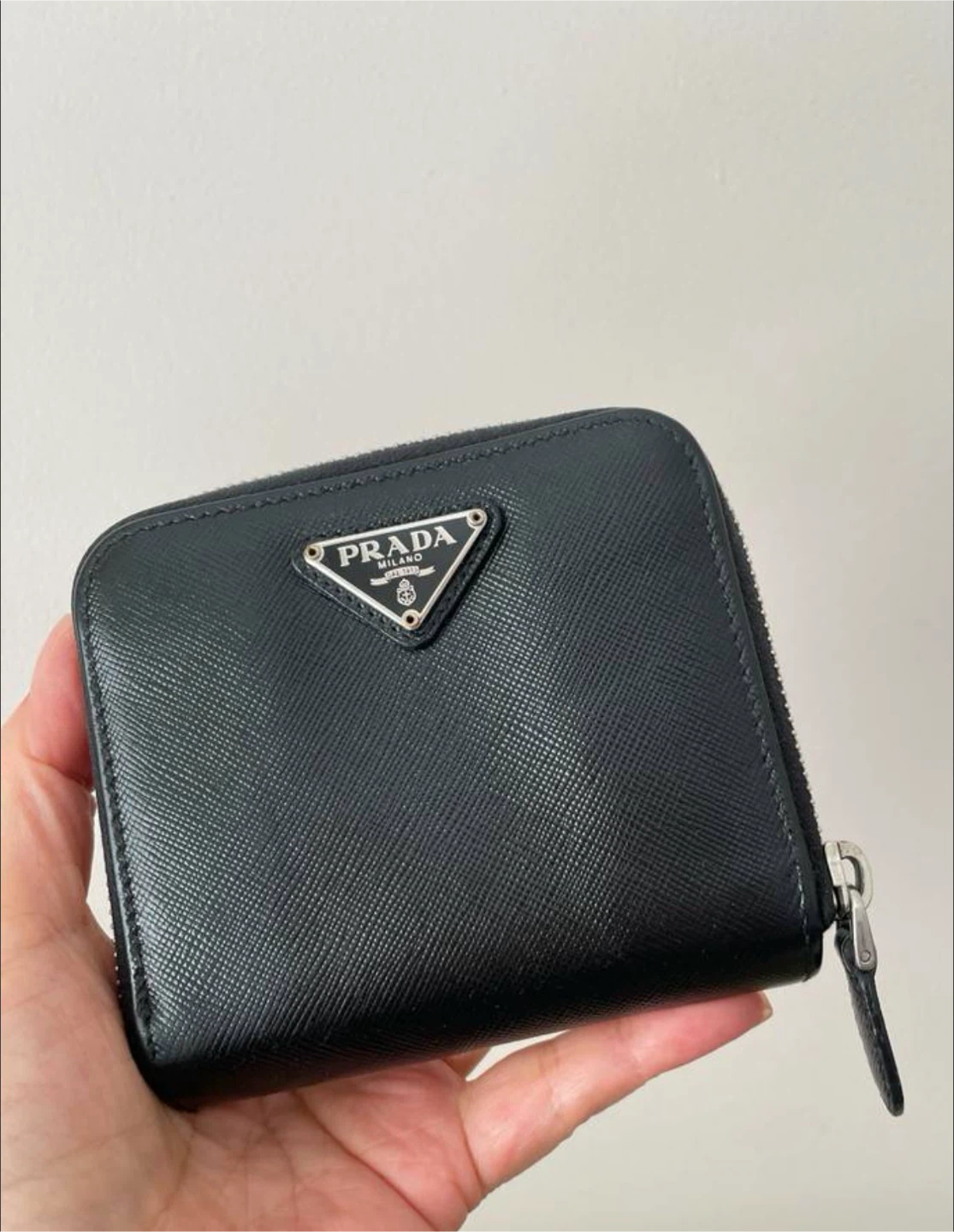 Authentic Prada saffiano leather wallet