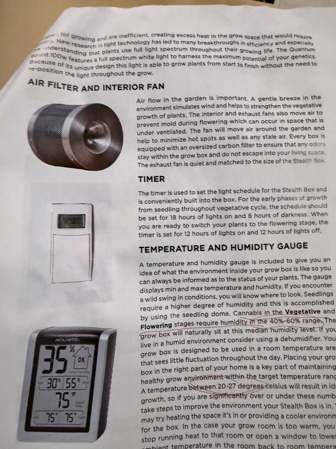 Stealth Box Grow Tent Kit with Light and Fan - photo 2