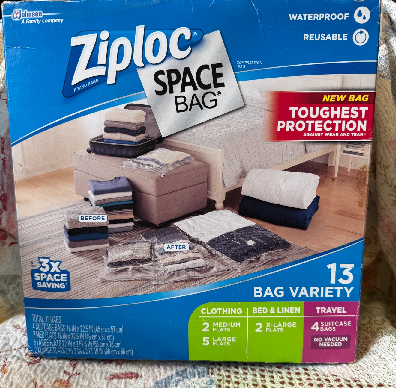 Ziploc Space Bag Variety Pack - 13 Bags
