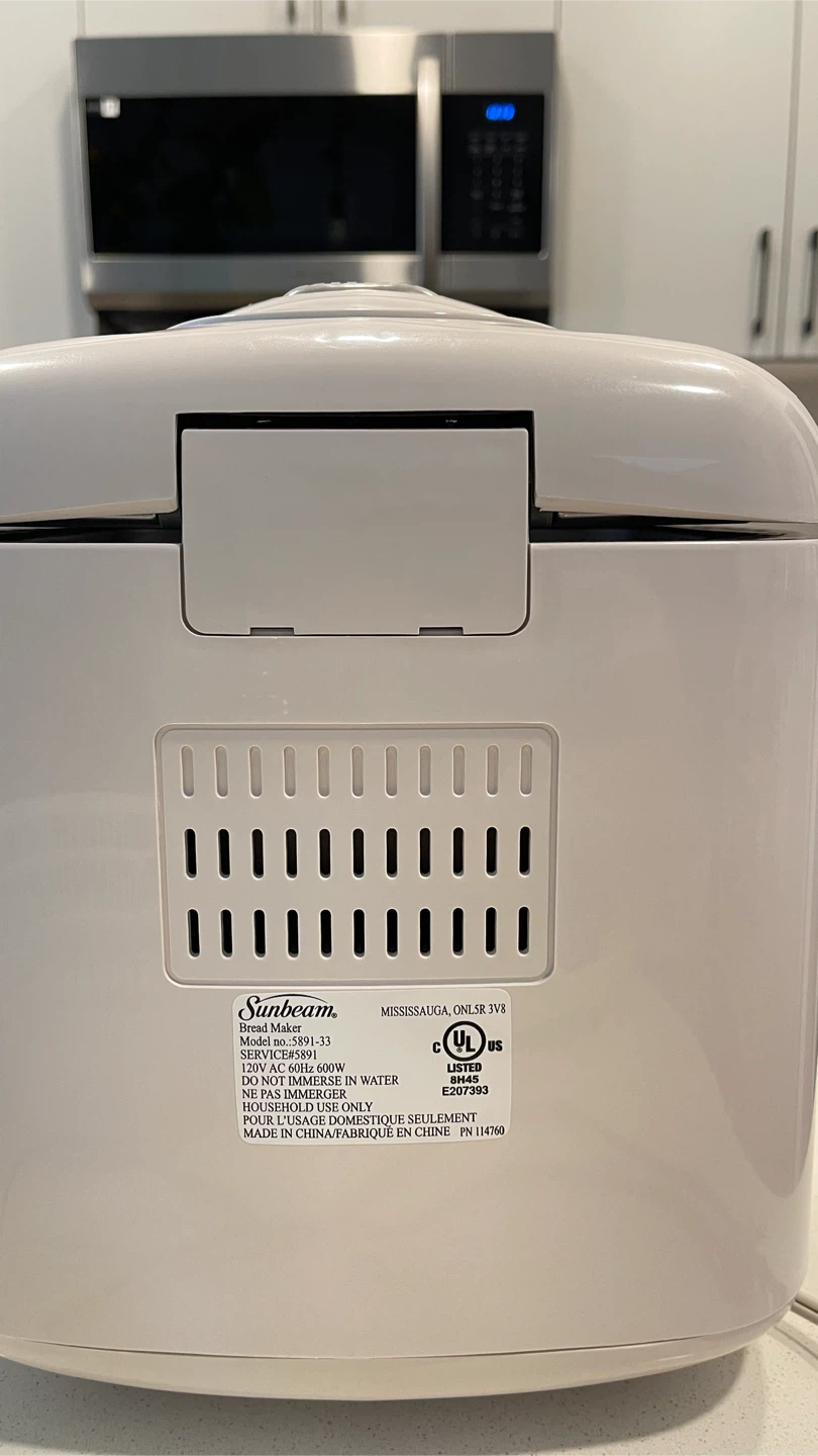 Sunbeam White Bread Maker 1.5lb / 2.0lb - photo 5
