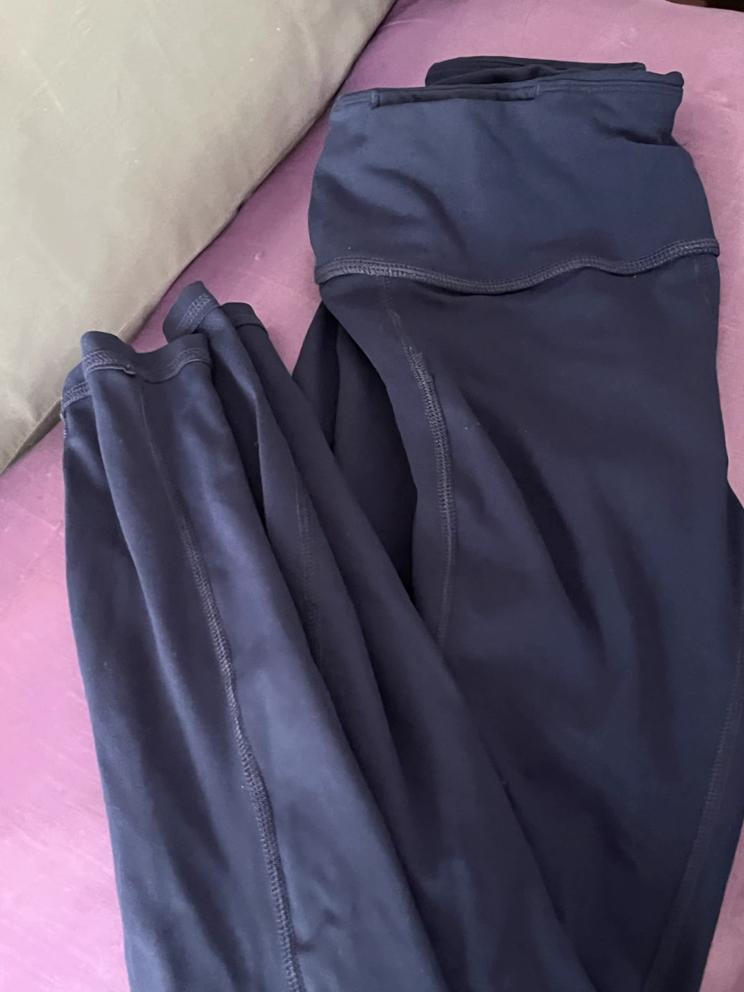 Navy Blue Leggings with Pockets