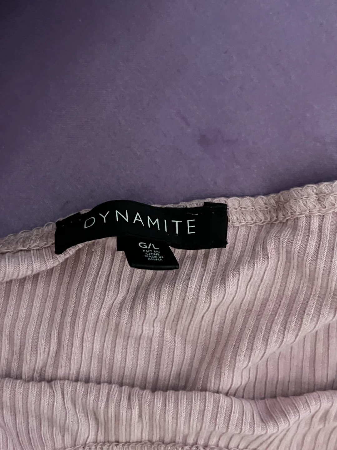 Dynamite Pink Ribbed Bodysuit - photo 2