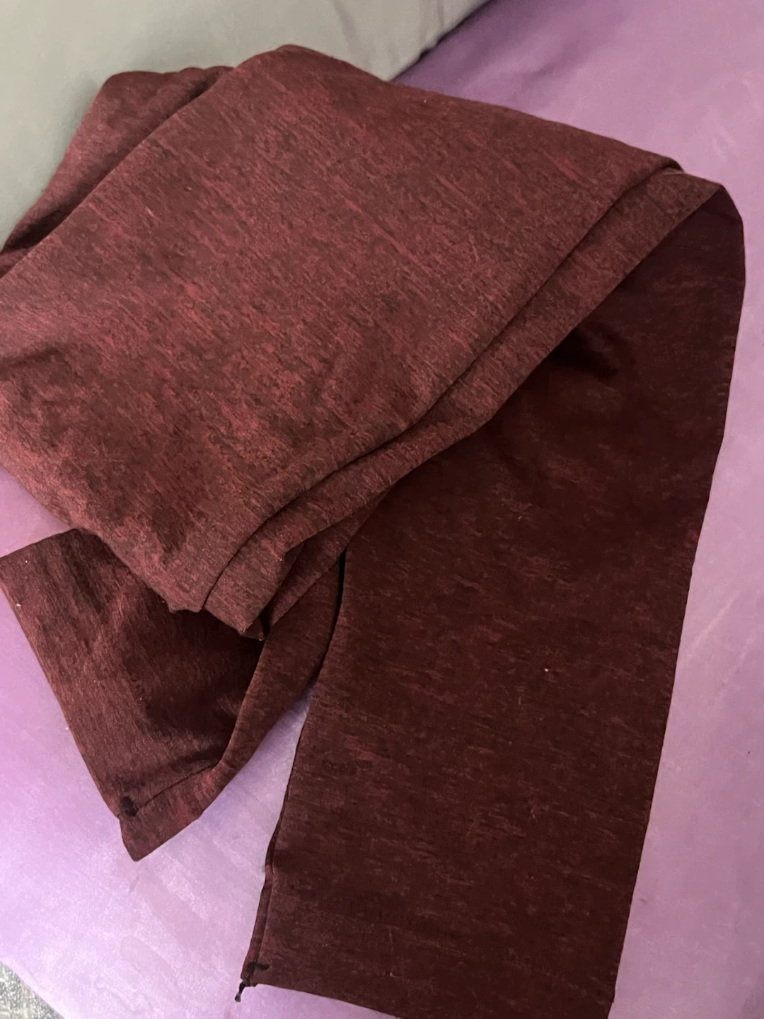 Red leggings