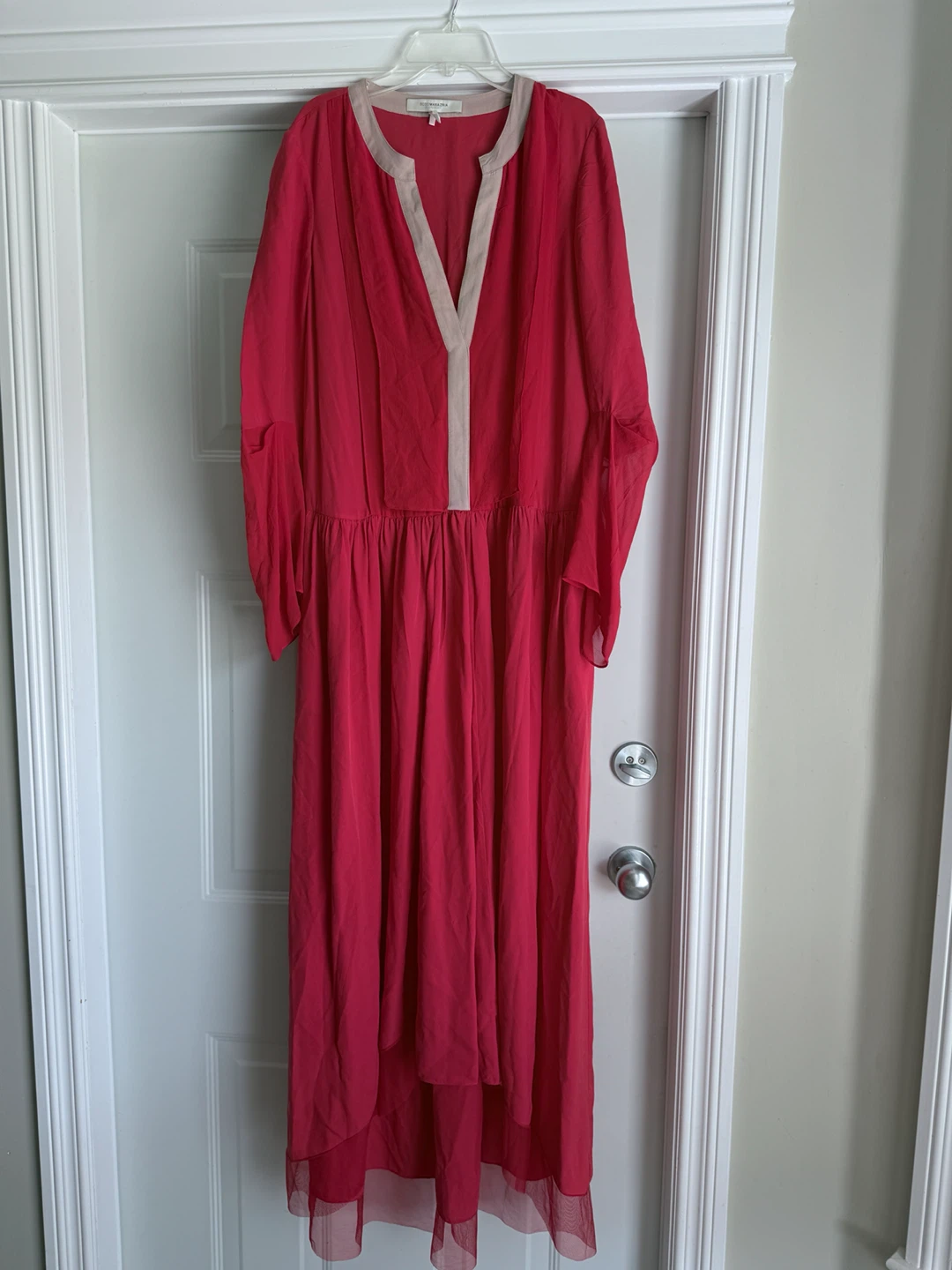 BCBGMAXAZRIA RUNWAY Red Maxi Dress