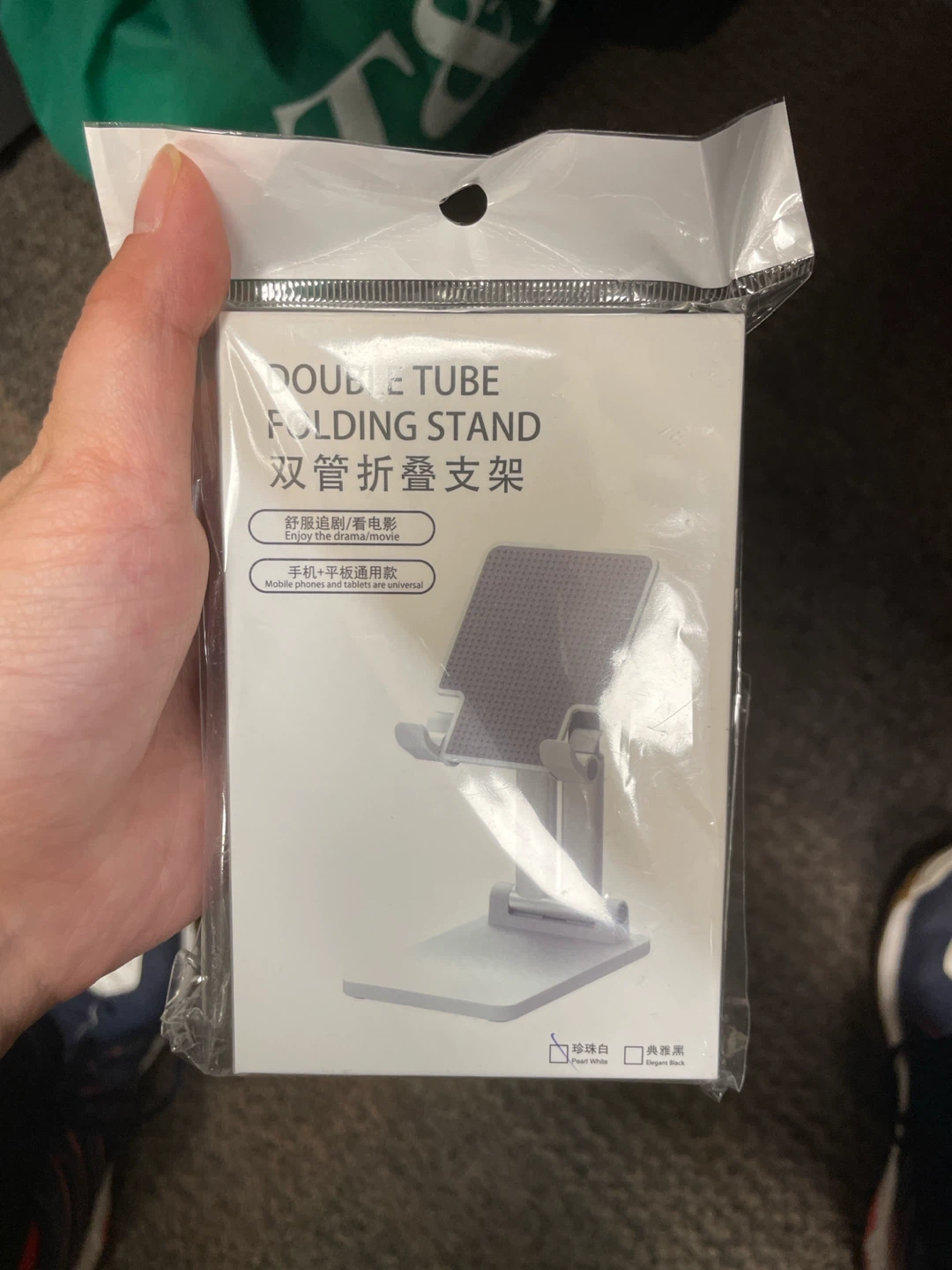 Double Tube Folding Stand for Phones and Tablets