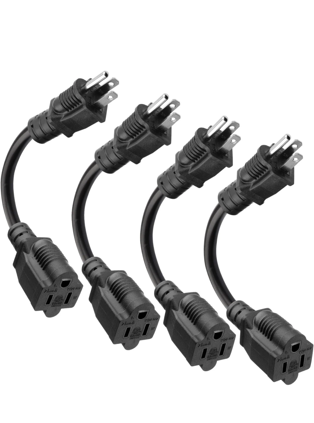 K KASONIC - 8 inch Short Extension Cords