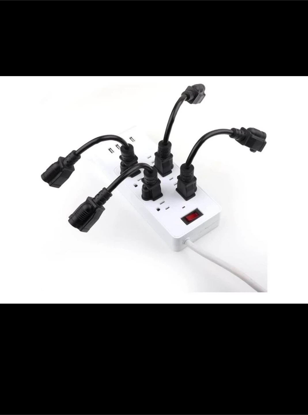 K KASONIC - 8 inch Short Extension Cords - photo 2