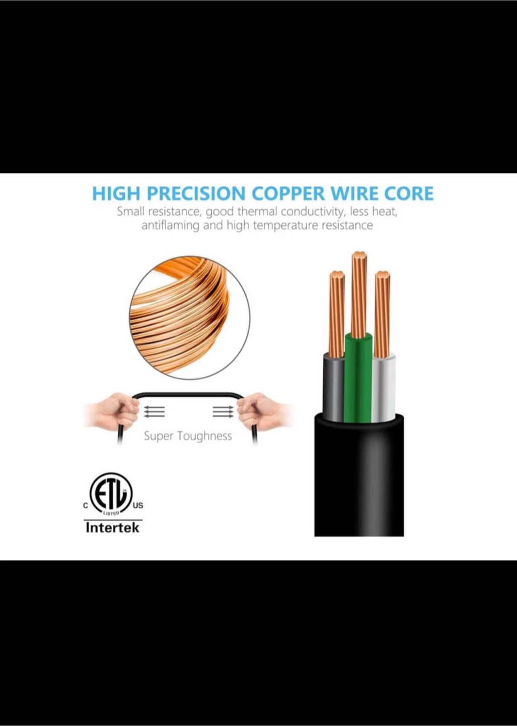 K KASONIC - 8 inch Short Extension Cords - photo 3