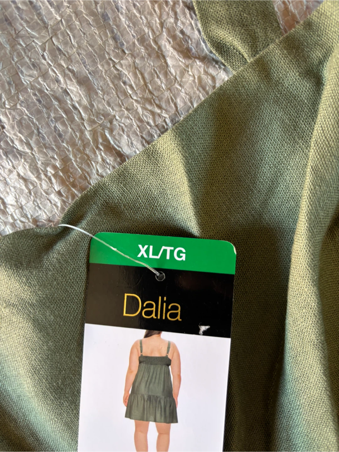 Dalia Green Tiered Sundress XL/TG - photo 3