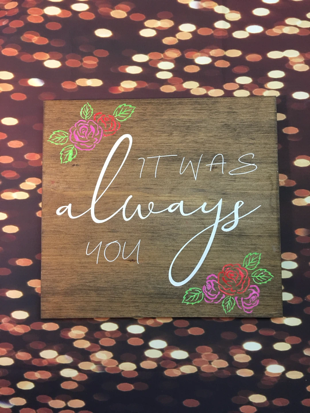 Home made Wood Sign - photo 2