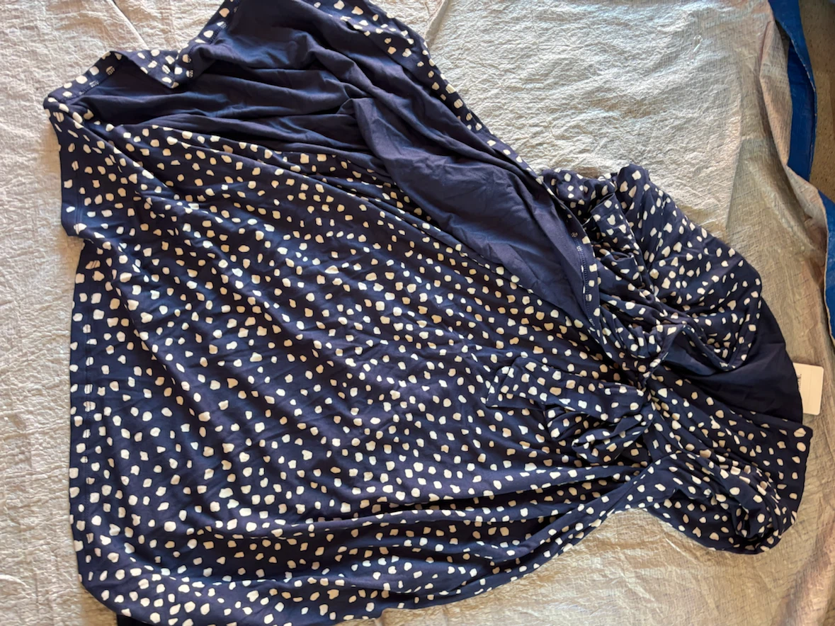 Original Penguin Women's Navy Polka Dot Dress - photo 3