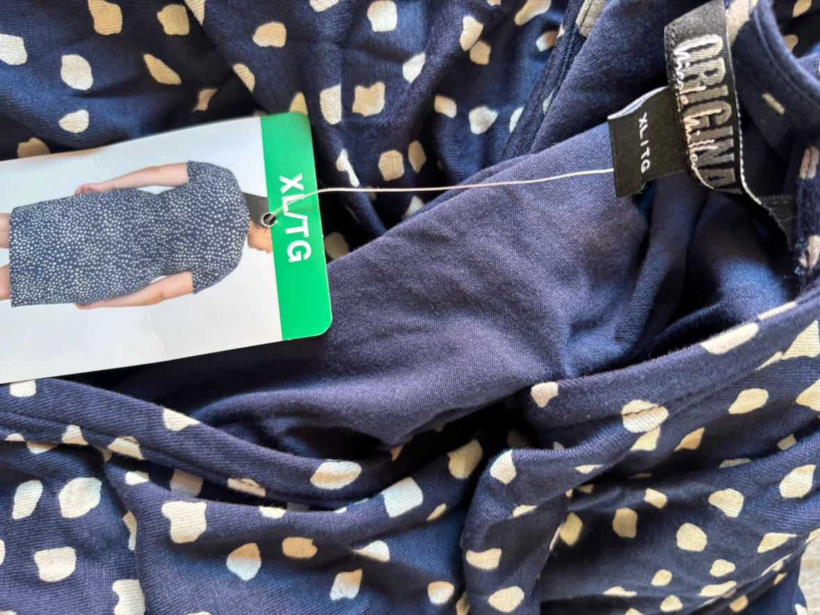 Original Penguin Women's Navy Polka Dot Dress - photo 4