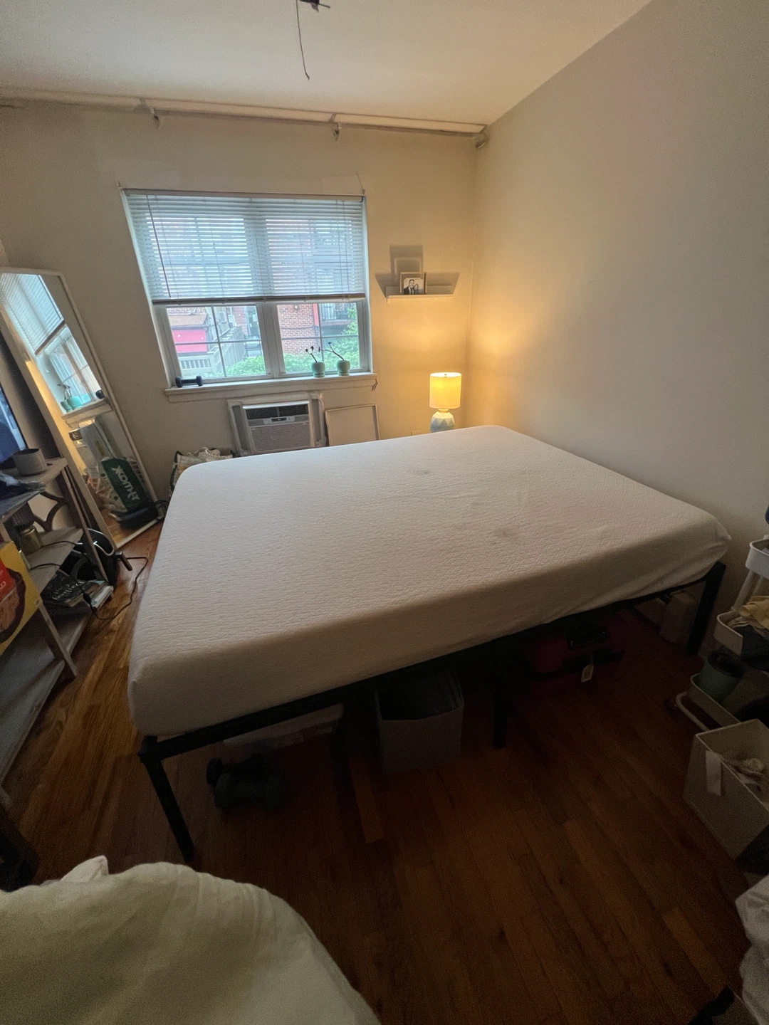 Queen Size Black Metal Bed Frame