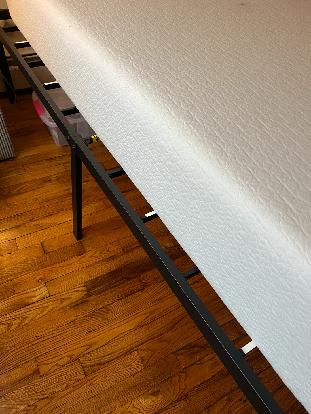 Queen Size Black Metal Bed Frame - photo 2