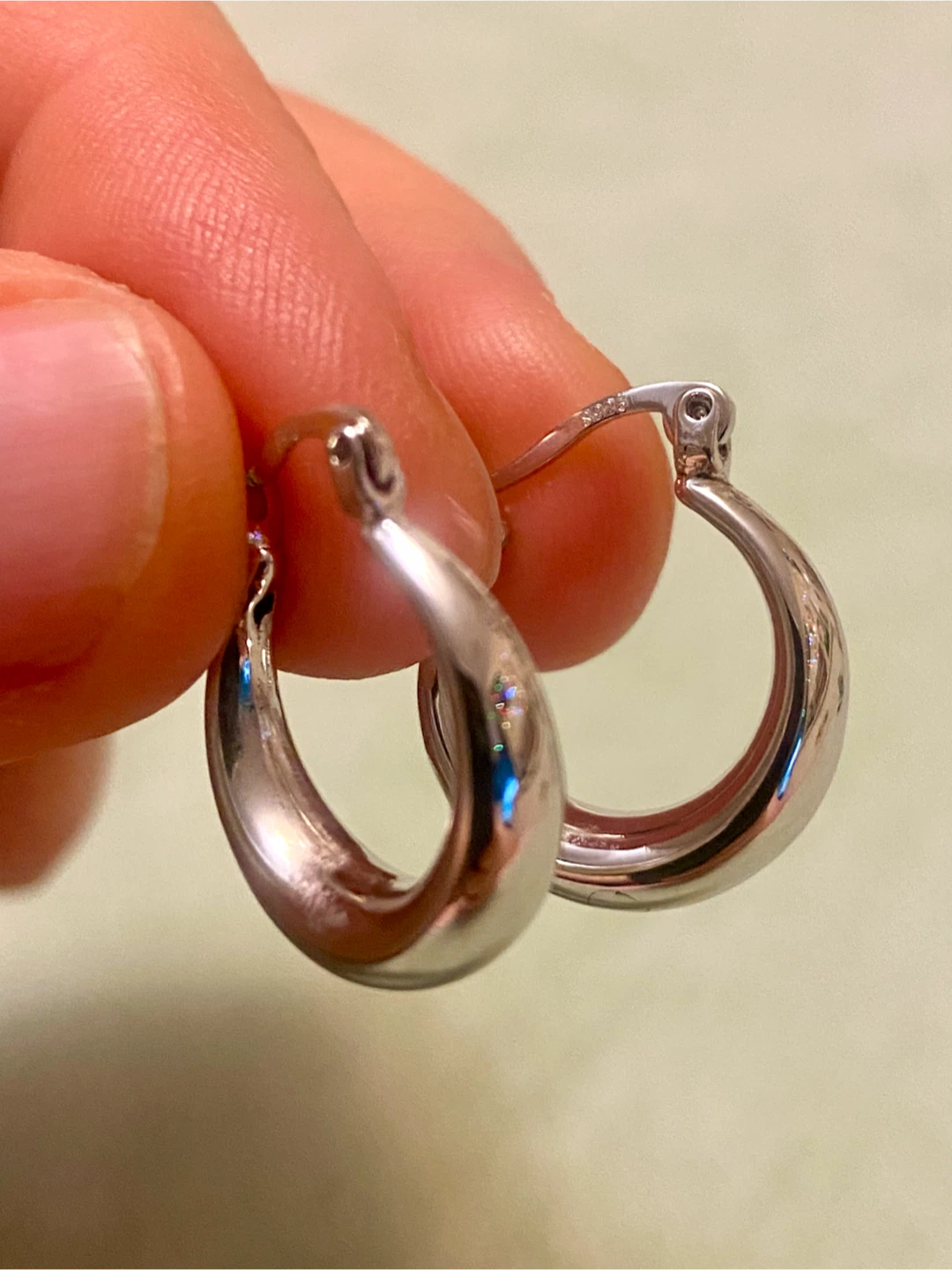 925 Silver Hoop Earrings