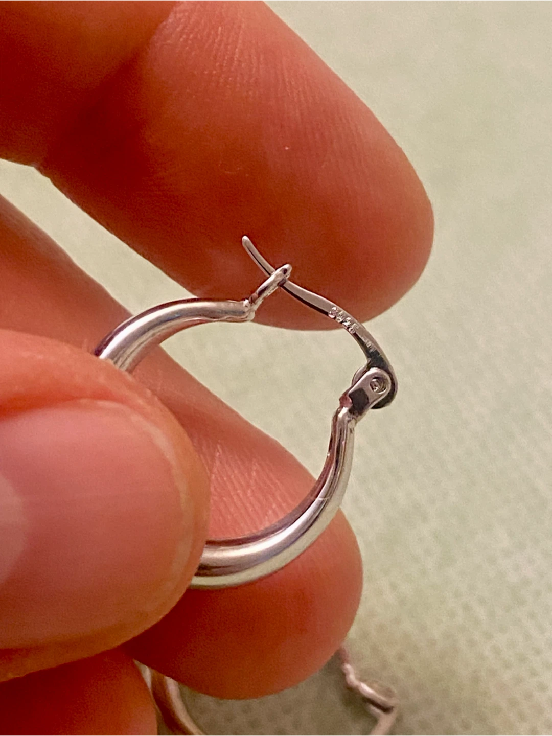 925 Silver Hoop Earrings - photo 2