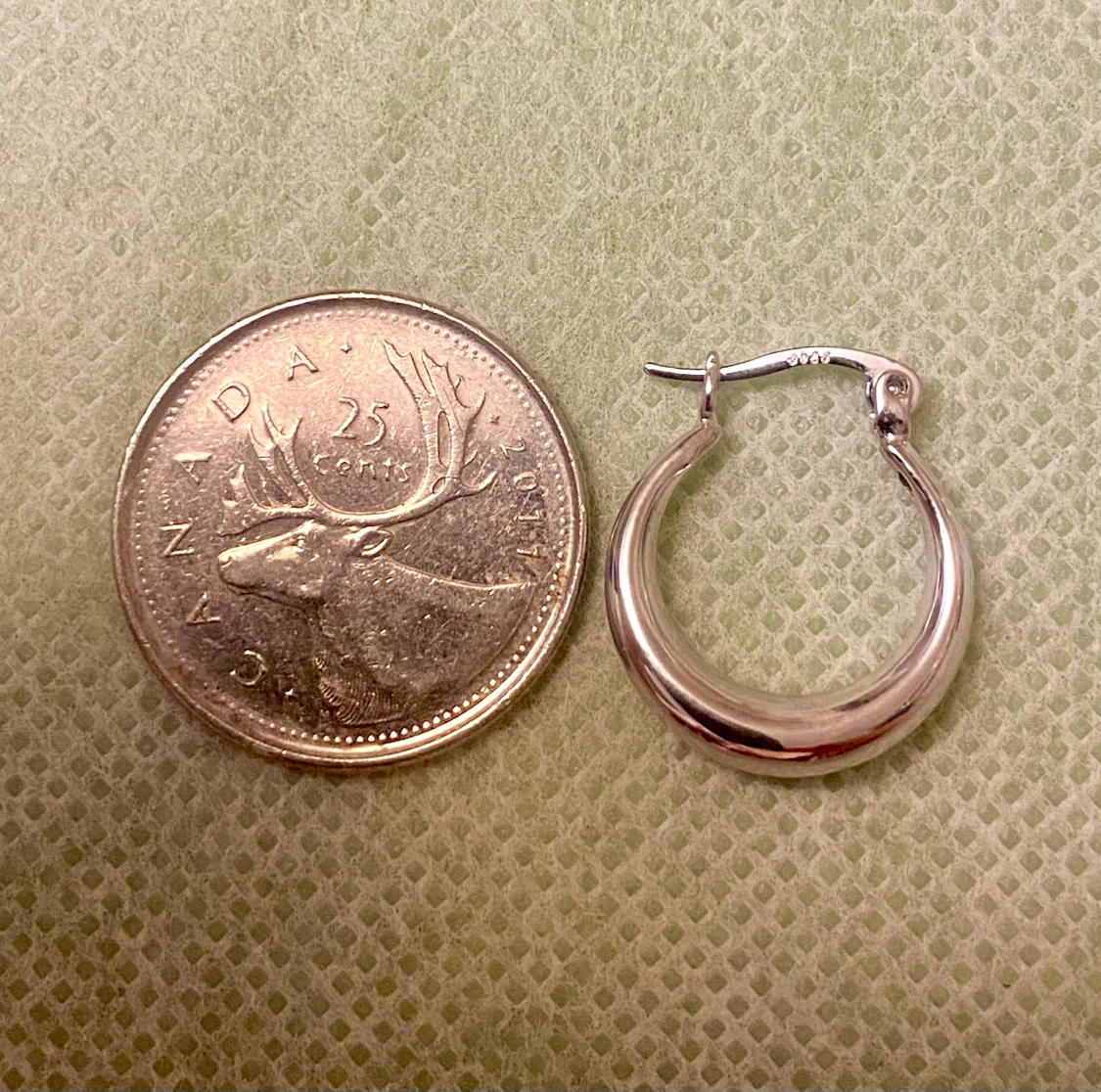 925 Silver Hoop Earrings - photo 3