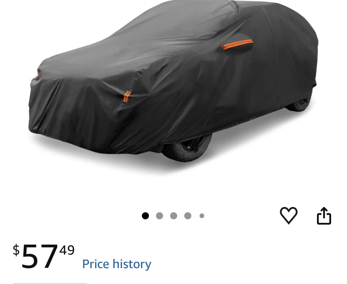Car Cover for Toyota RAV4 2012-2022 with Zipper - photo 2
