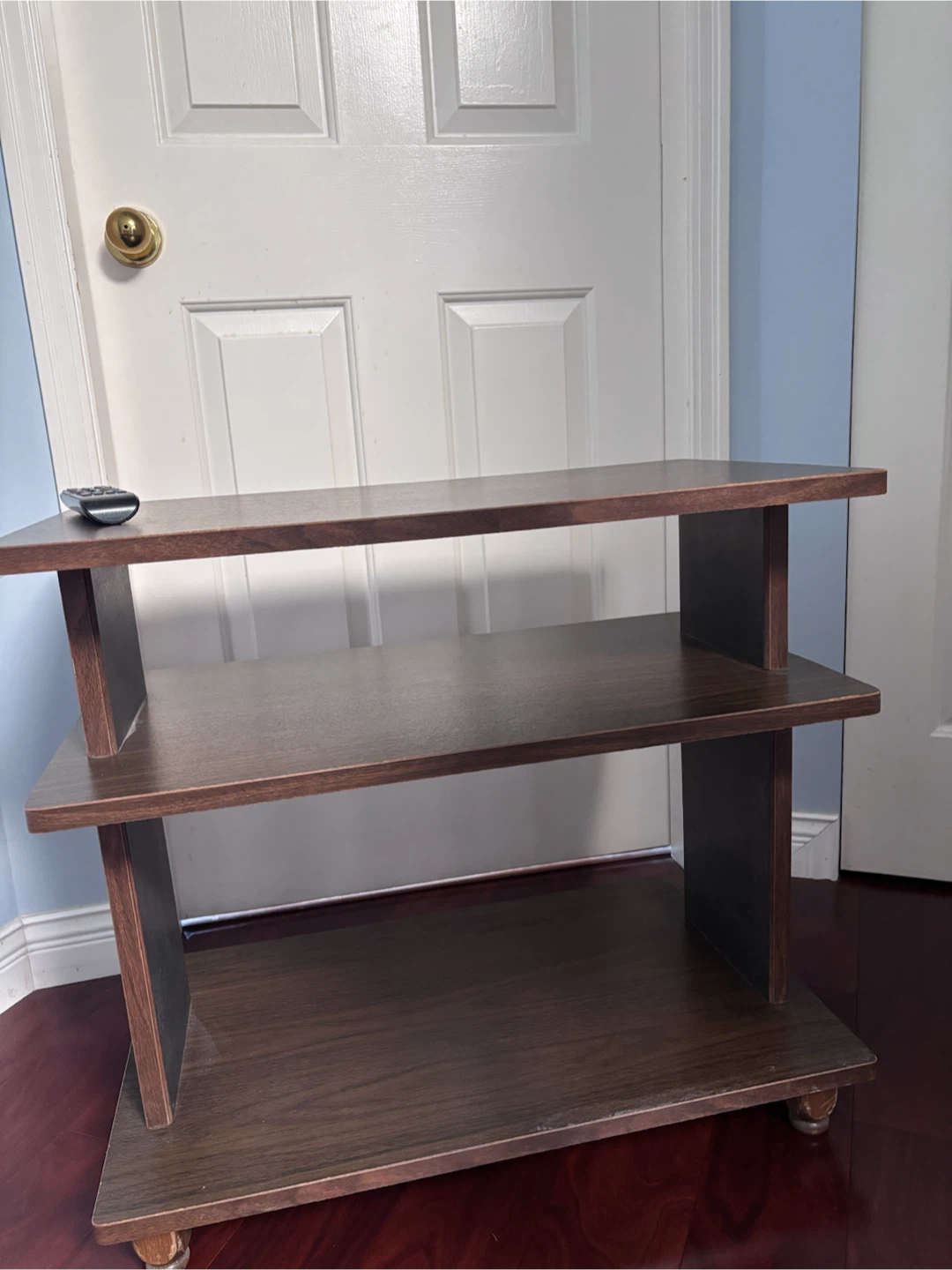 Dark Wood 3-Tier Shelf Unit - photo 2