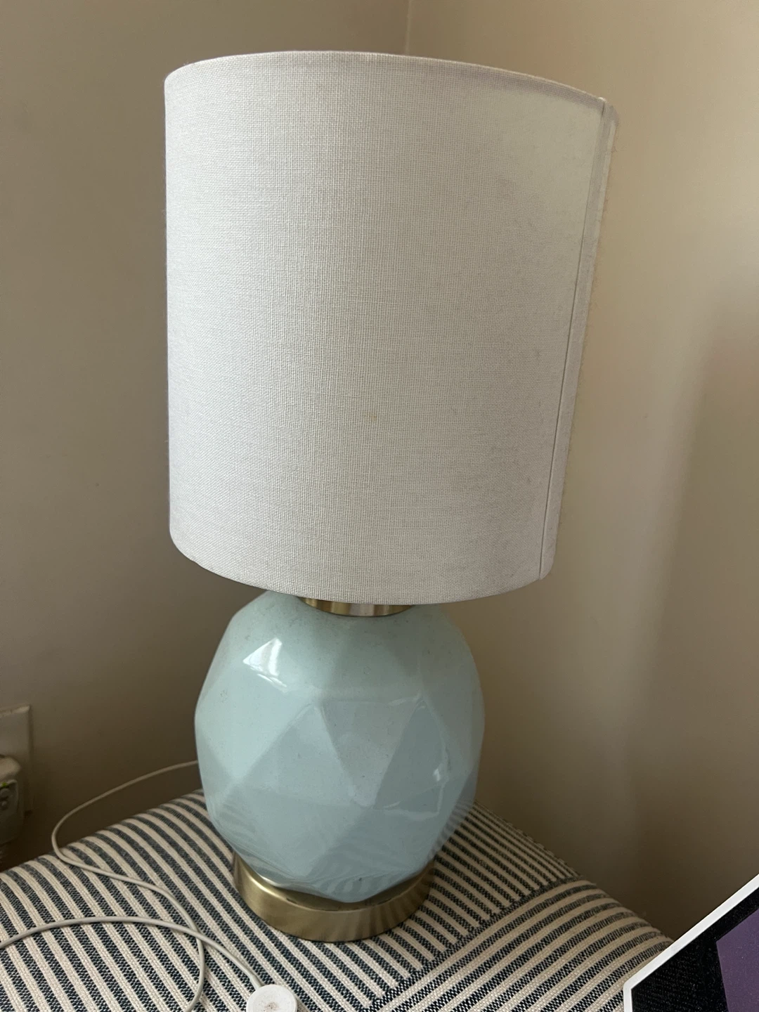 Blue Table Lamp