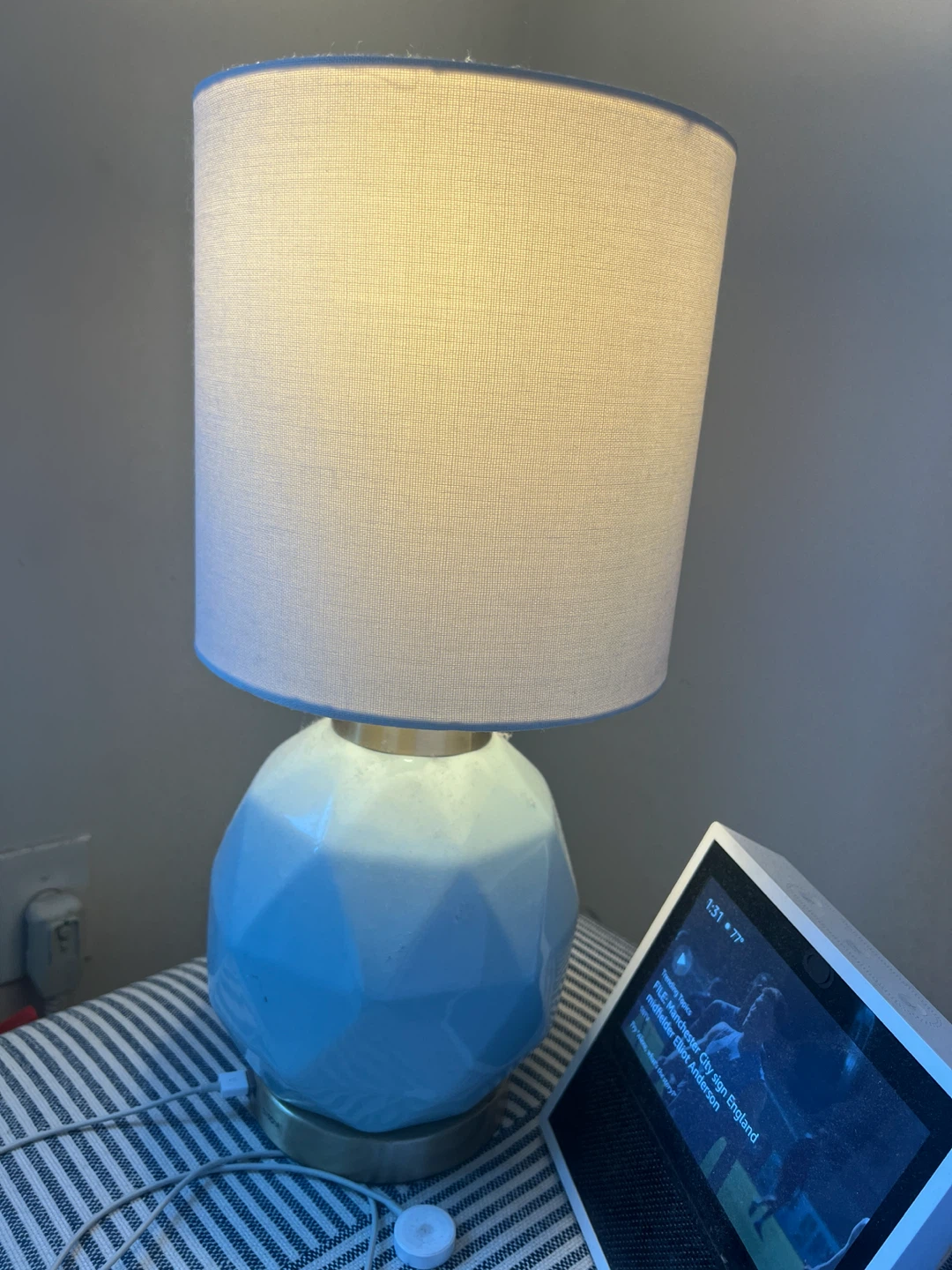 Blue Table Lamp - photo 4