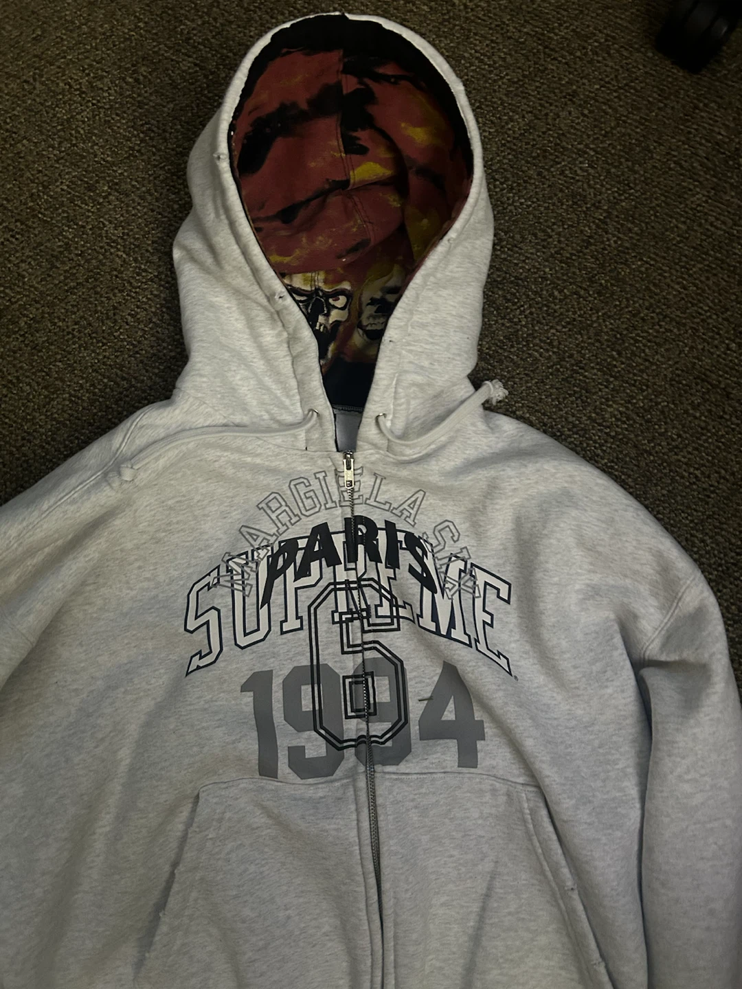 Supreme x Maison Margiela Zip-Up Hoodie - photo 2