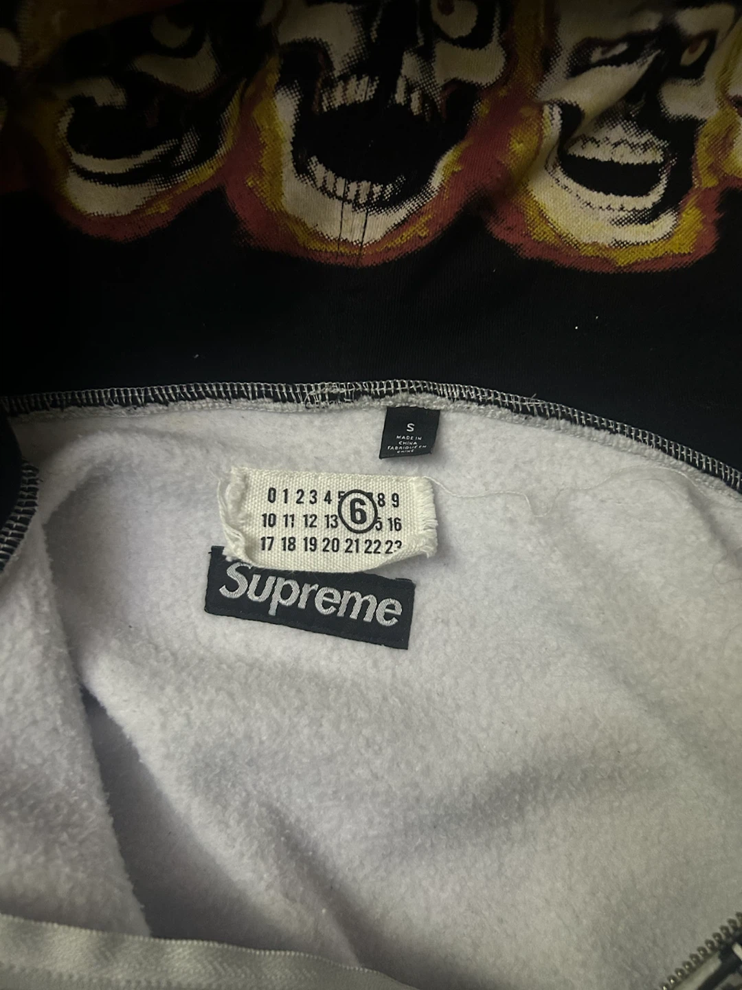 Supreme x Maison Margiela Zip-Up Hoodie - photo 4