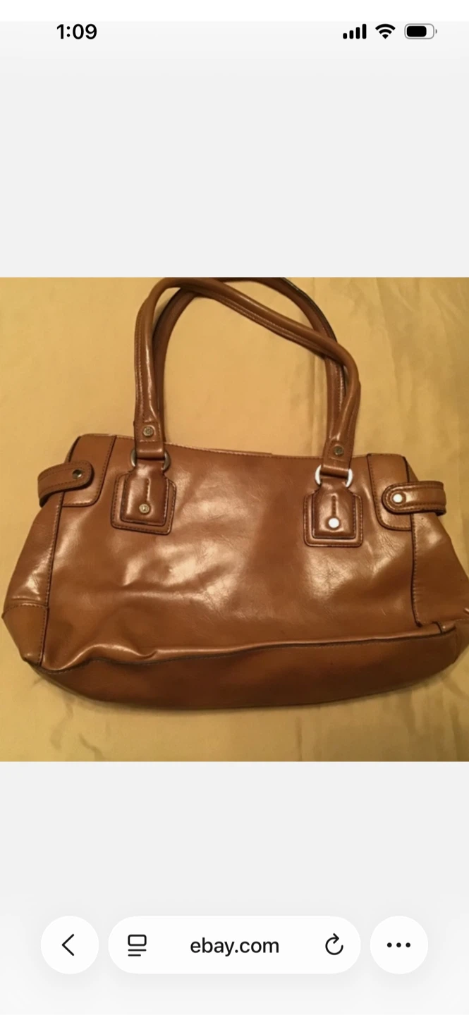 Liz Claiborne Leather Satchel Handbag - photo 5