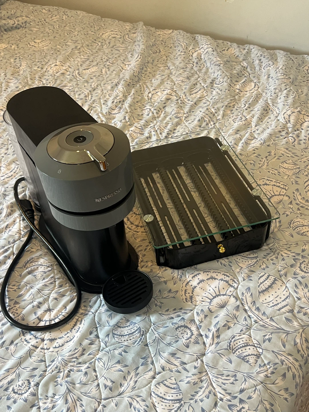 Nespresso Vertuo Next Coffee Machine + Glass Capsule Drawer