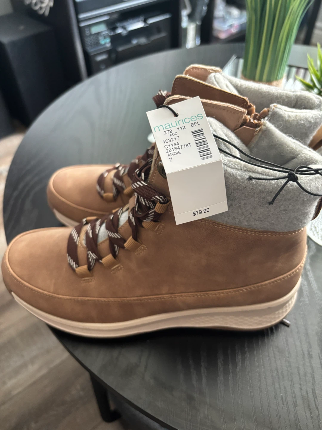 Maurices Women's ANDIE Brown Winter Boots Size 7