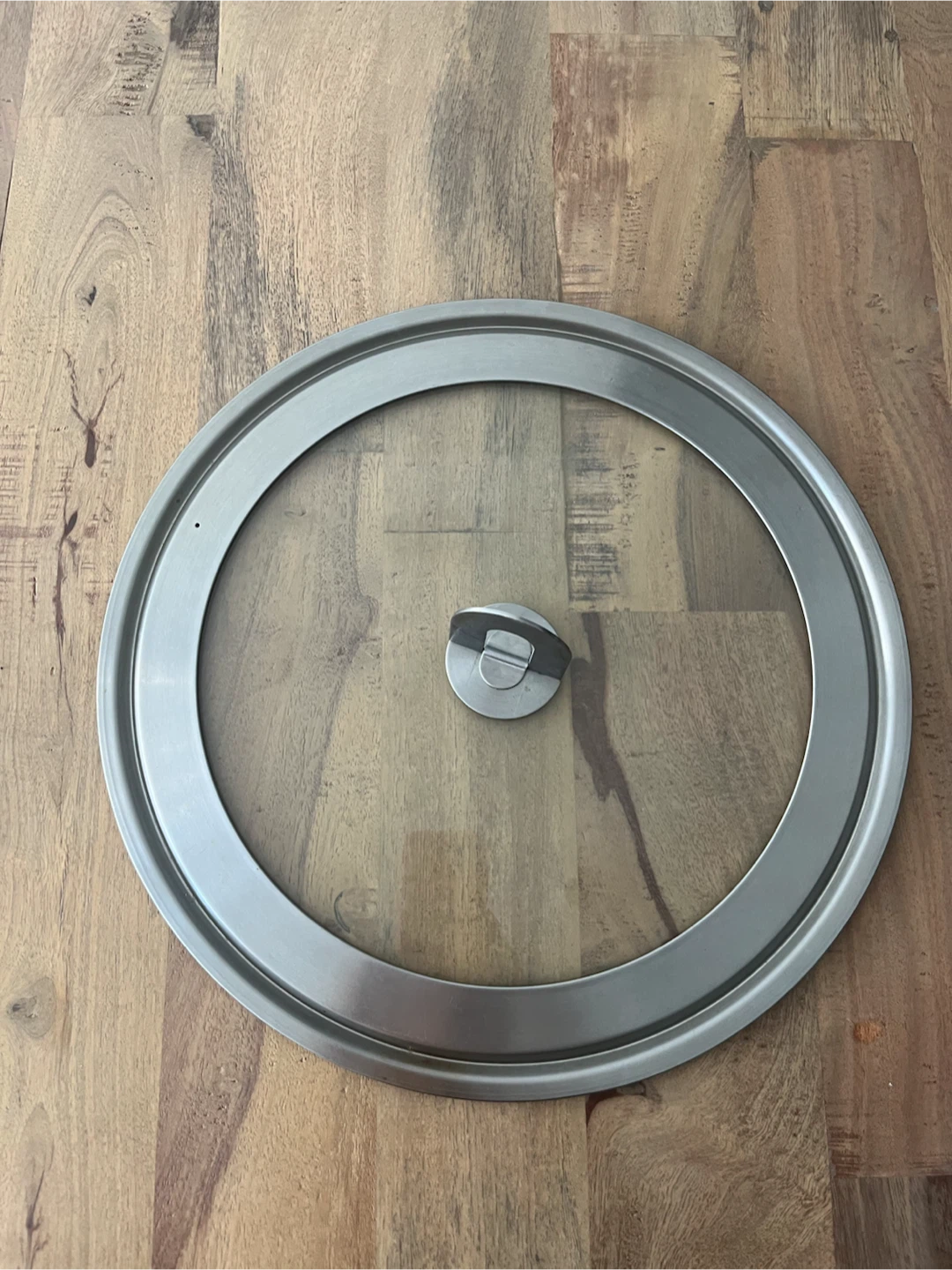 Glass and Stainless Steel Pot Lid