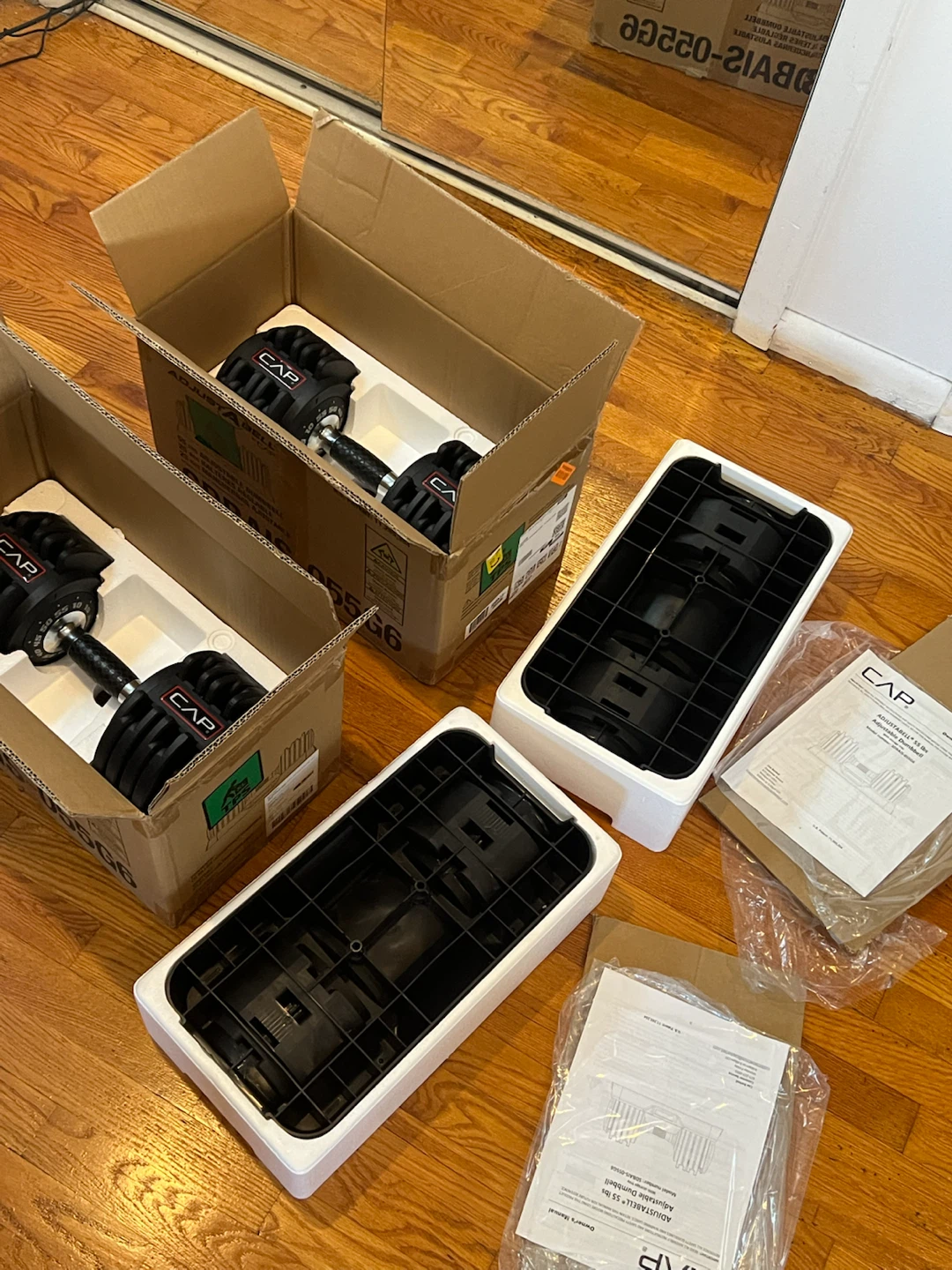 [Like New] CAP Adjustable Dumbbell Set – 5~55 lb Pair