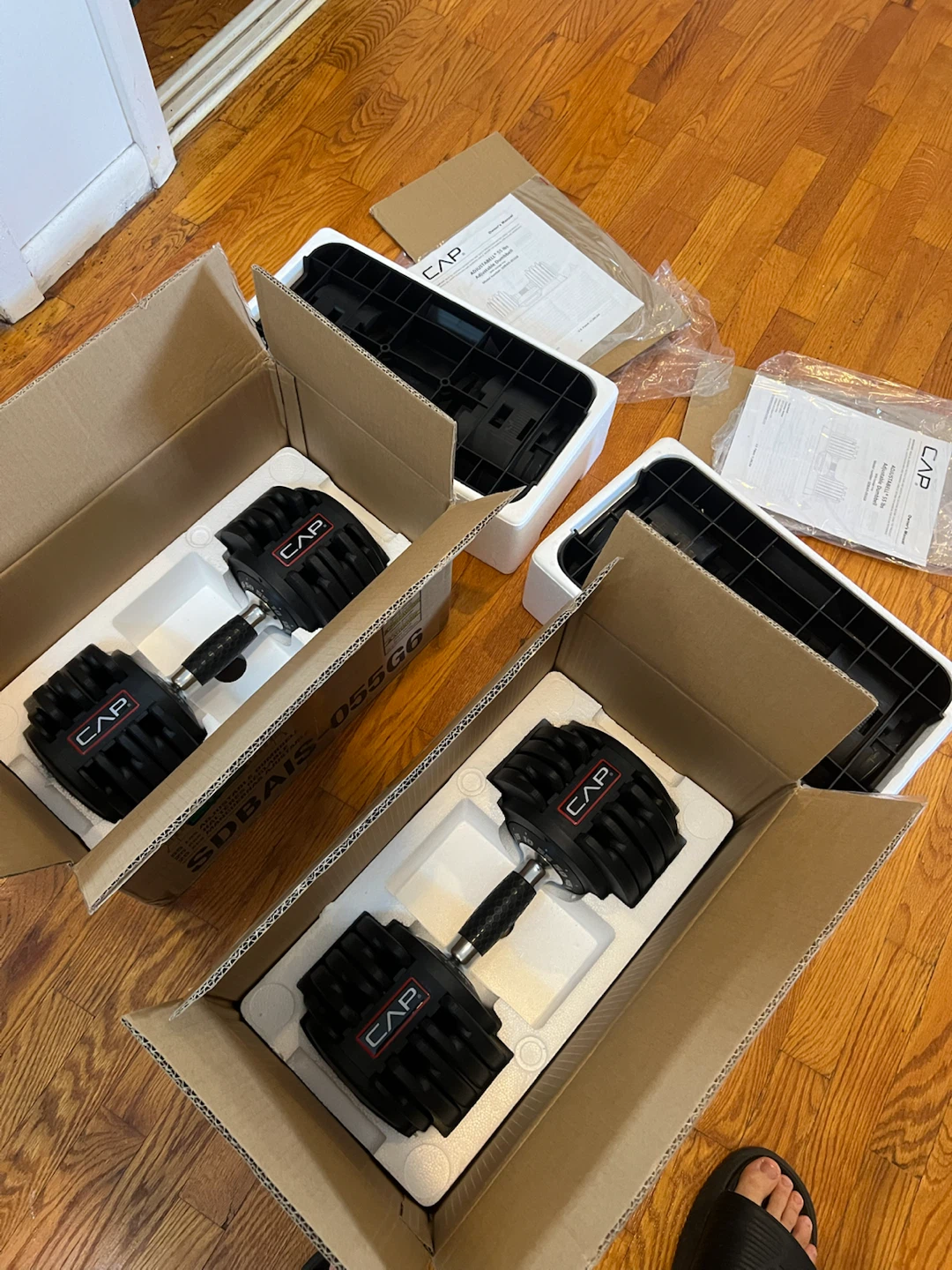 [Like New] CAP Adjustable Dumbbell Set – 5~55 lb Pair - photo 2