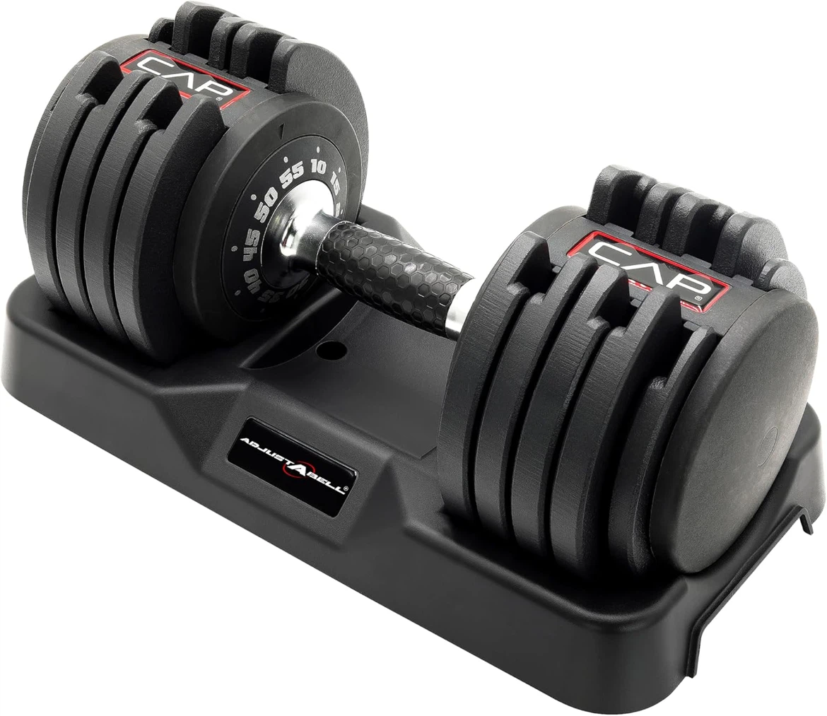 [Like New] CAP Adjustable Dumbbell Set – 5~55 lb Pair - photo 5