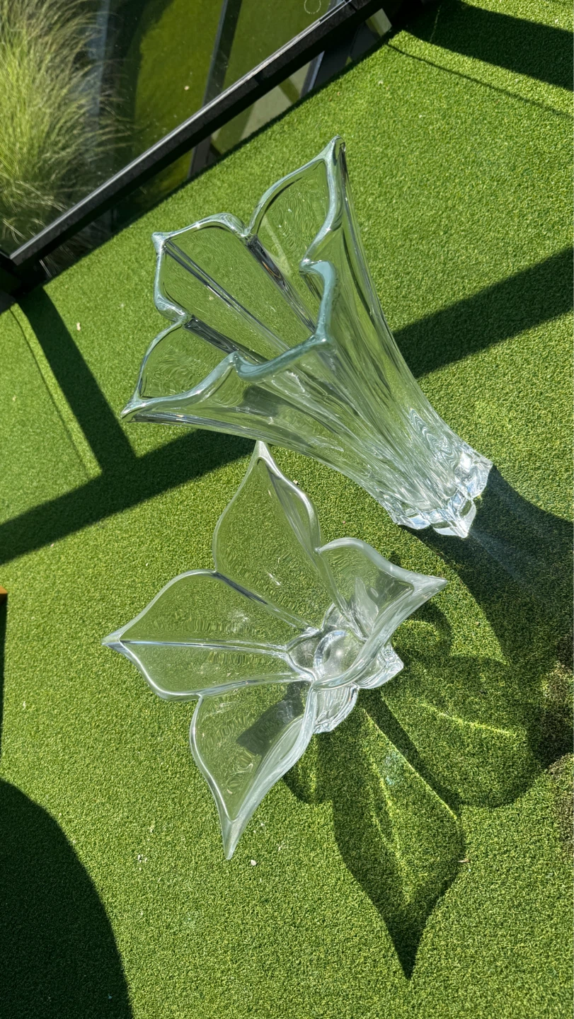 Set of 2 Crystal Vases - photo 3