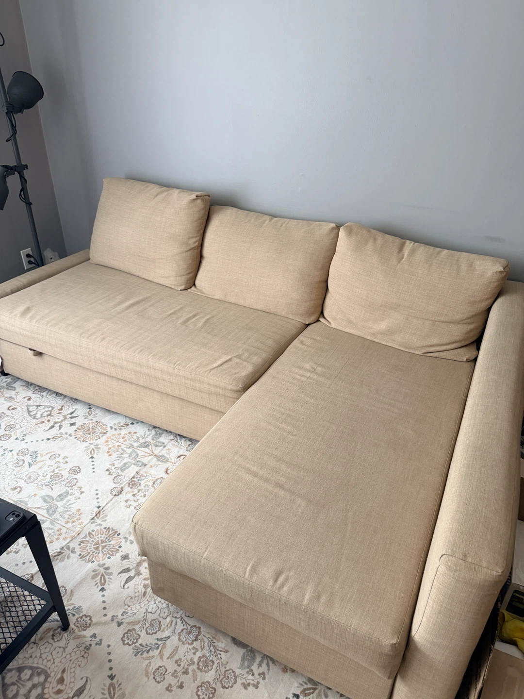 Ikea FRIHETEN sofa bed (beige)