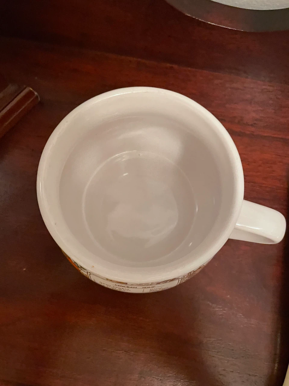 Vintage "Chicken Soup" Recipe Soup Mug - photo 2