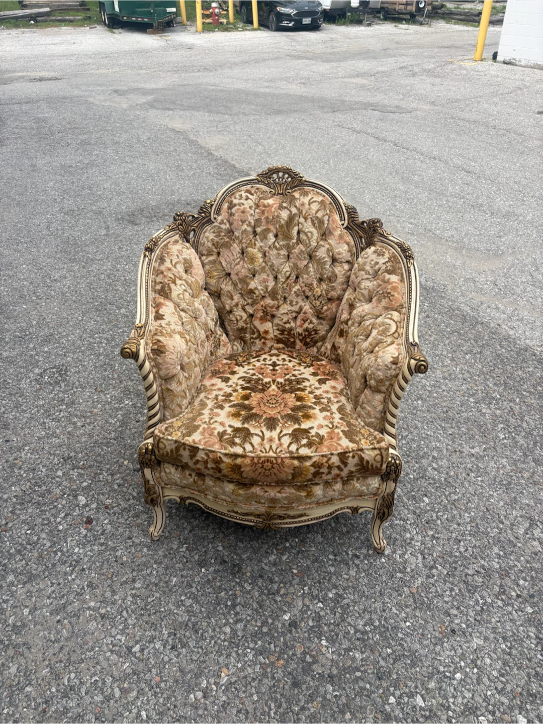 Free delivery used Vintage Accent Chair - photo 2