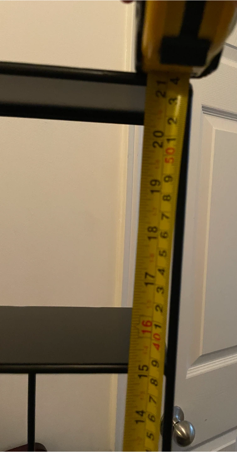 Black Metal Wall Mounted Shelf - photo 2