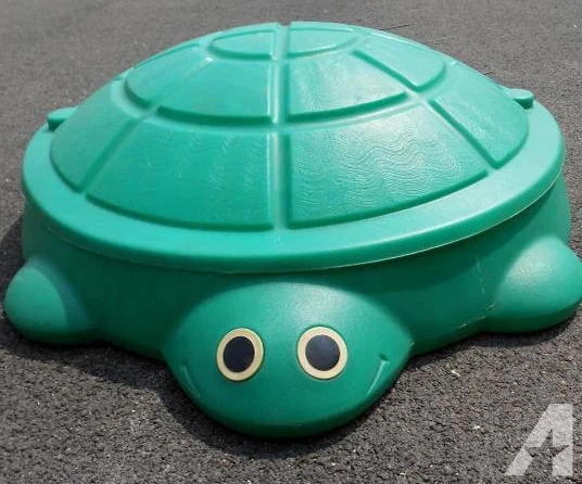 Turtle Sandbox - Green Plastic - photo 2