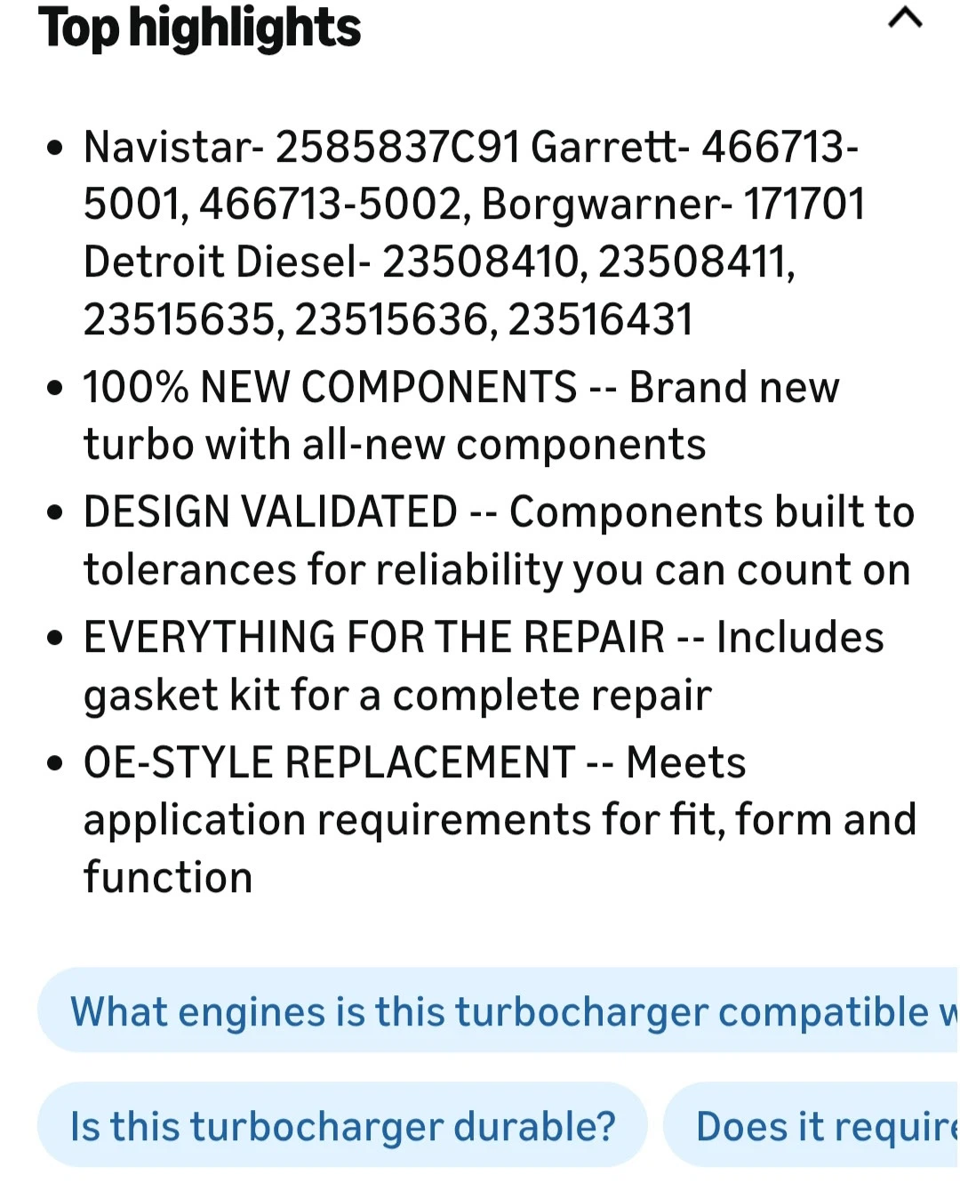 FP-Diesel FP-T1015 Turbocharger - photo 3
