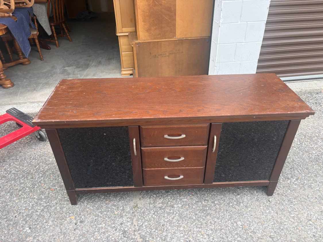 Free delivery used Wooden Media Console