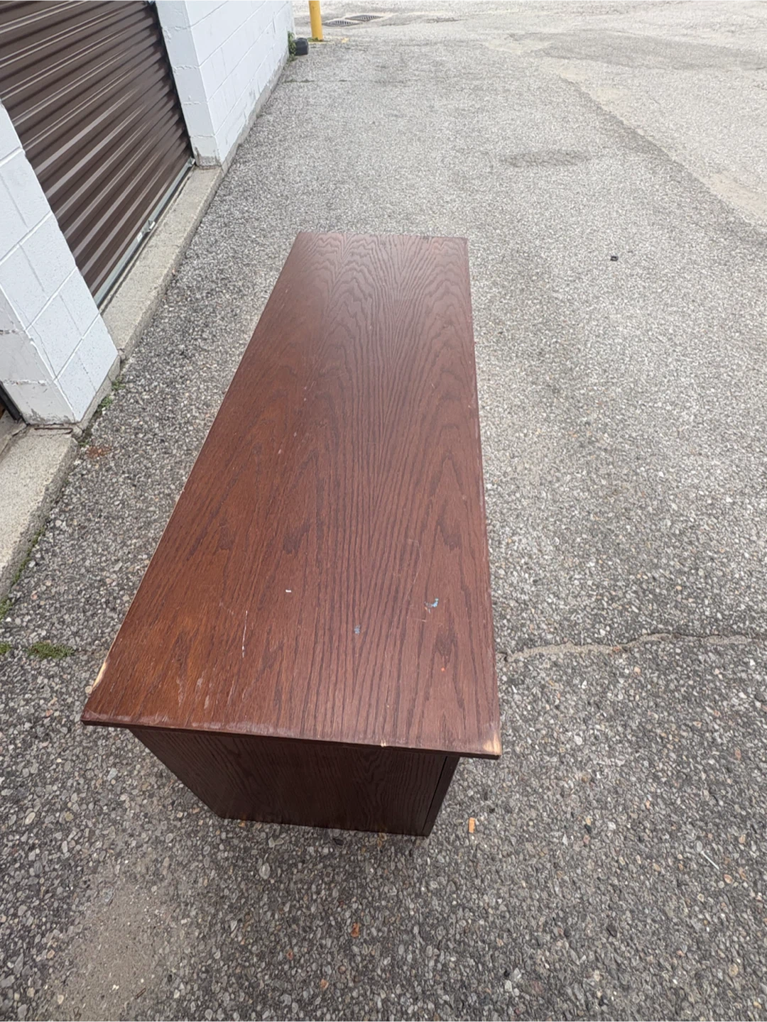 Free delivery used Wooden Media Console - photo 2